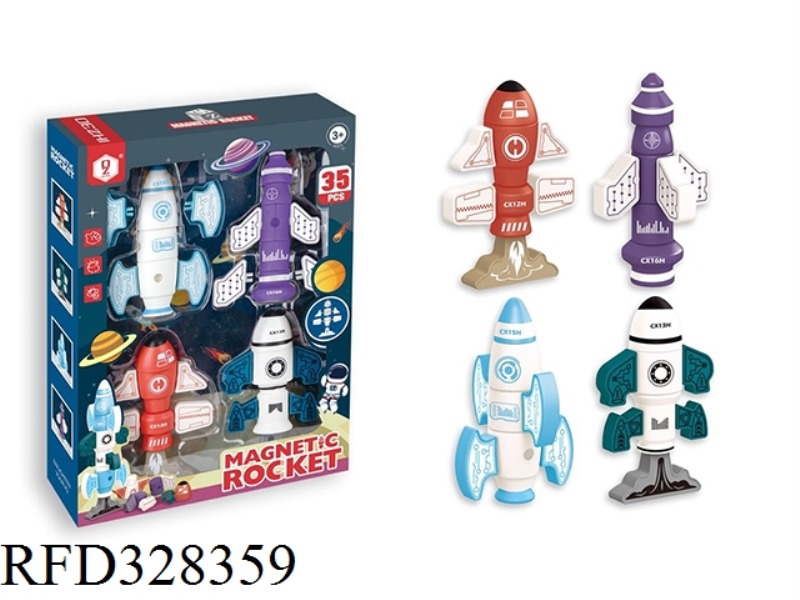 MAGNETIC ROCKET 4PCS