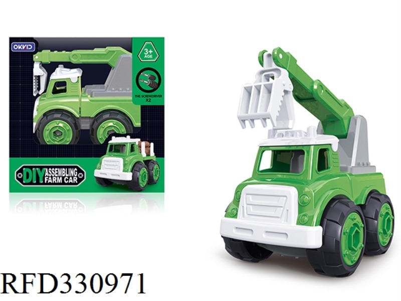 Wood grabbing machine