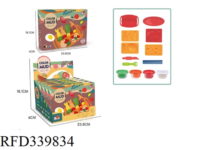 COLOR MUD SET(DISPLAY BOX 5PCS)