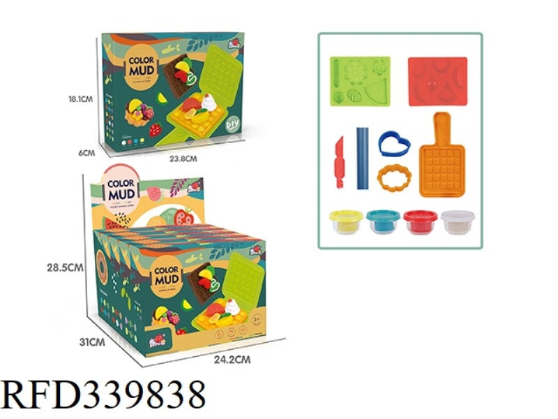COLOR MUD SET(DISPLAY BOX 5PCS)