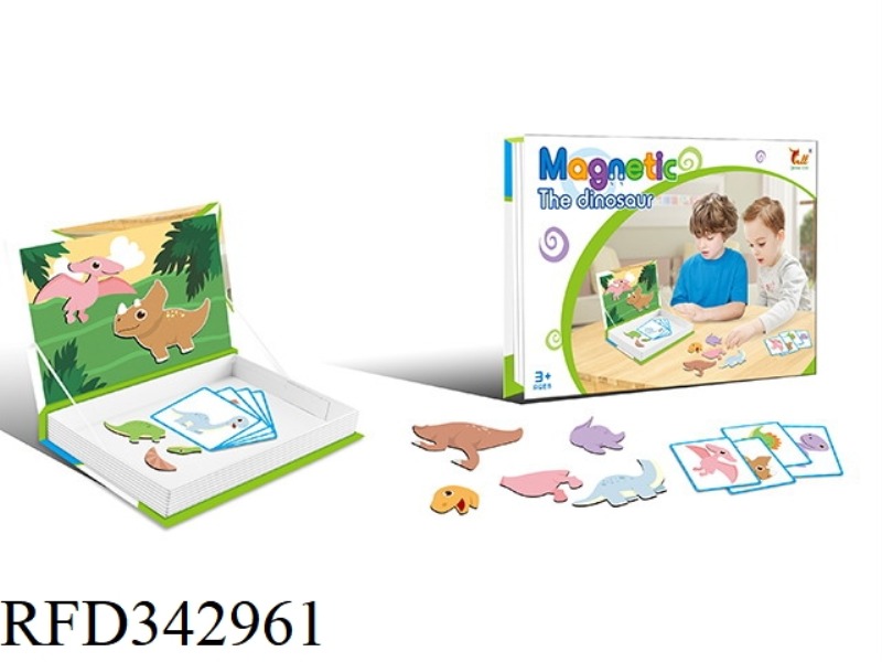 MAGNETIC PUZZLE ASSEMBLY (DINOSAUR WORLD)