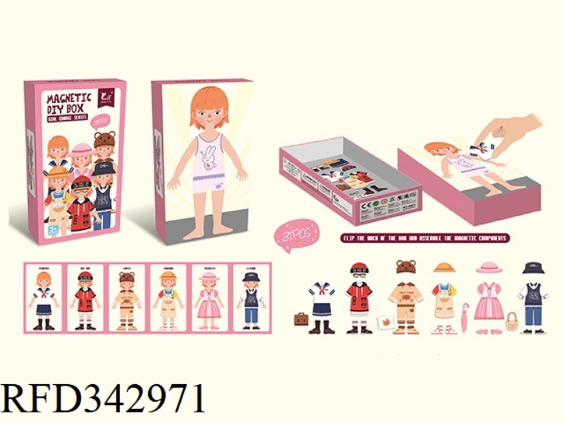 MAGNETIC DRESS UP CHARACTER DRESS UP (GIRL)