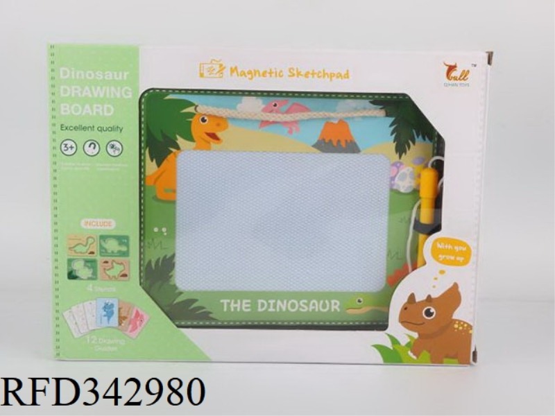 MAGNETIC WRITING BOARD (DINOSAUR WORLD)