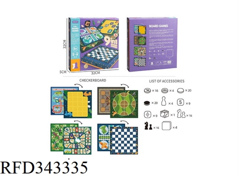 9-IN-ONE PUZZLE GAME CHESS