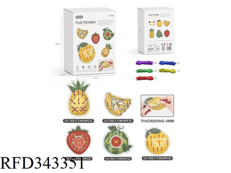 FRUIT PARADISE THREADING EDUCATIONAL TOYS
