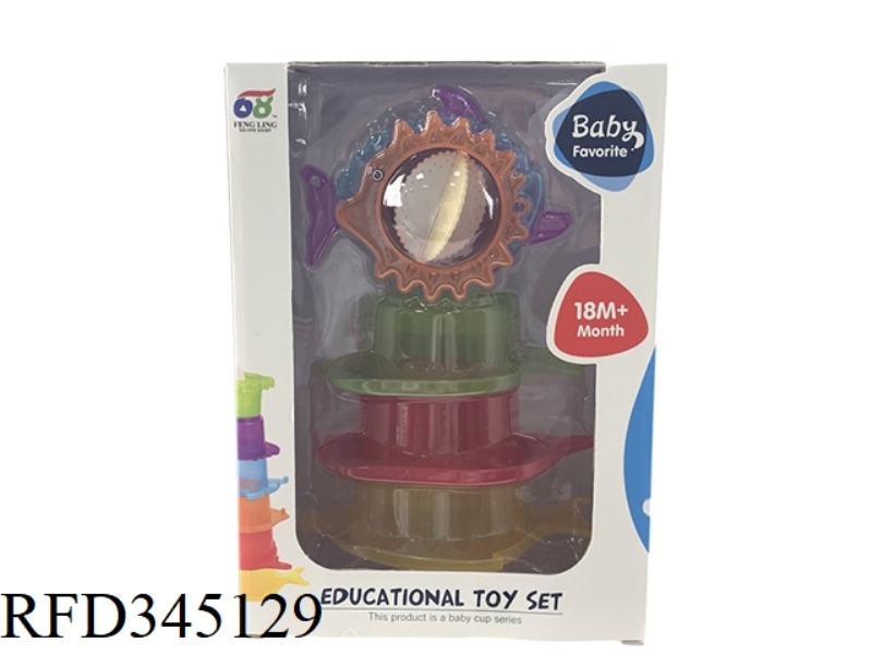 NEW TRANSPARENT FISH JENGA