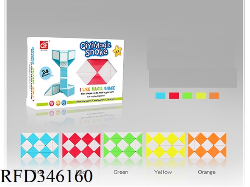 24 SEGMENTS TWO-COLOR MAGIC RULER