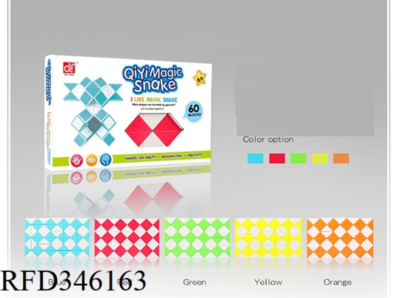 60 SEGMENTS TWO-COLOR MAGIC RULER