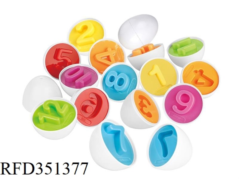 DIGITAL MATCHING EGGS (A BAG OF 12)