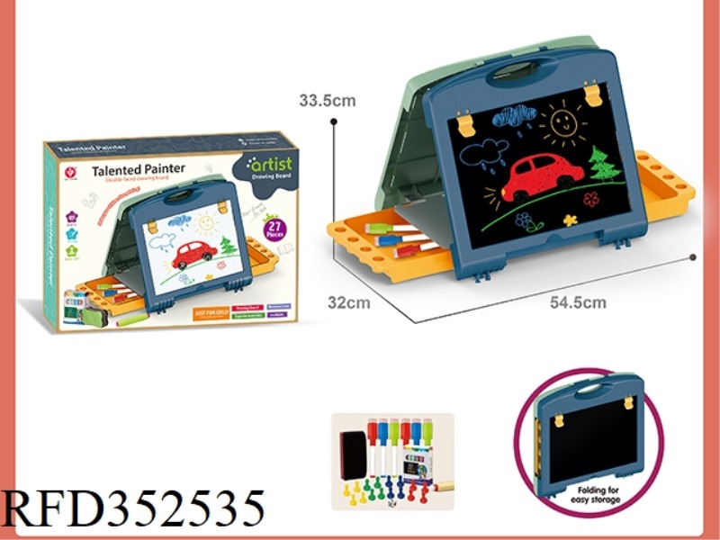 HANDBAG DOUBLE-SIDED DRAWING BOARD
