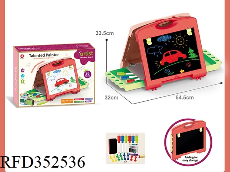 HANDBAG DOUBLE-SIDED DRAWING BOARD
