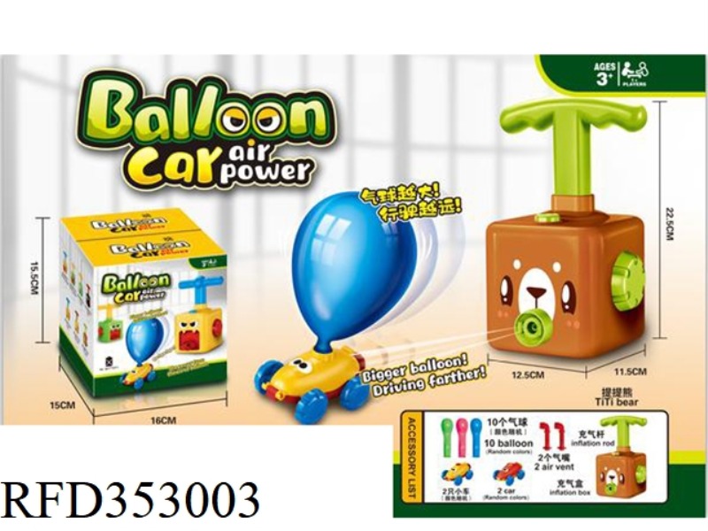 TITI BEAR AERODYNAMIC BALLOON CAR