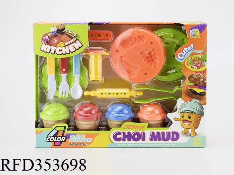 COLOR MUD FRUIT SET