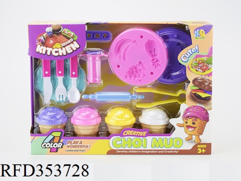 COLOR MUD FRUIT SET