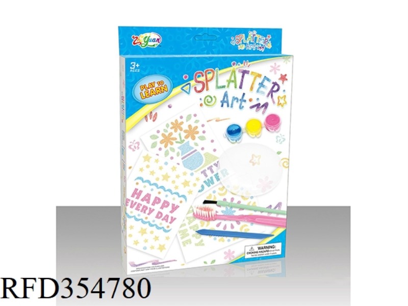 SPRAY PAINT GREETING CARDS