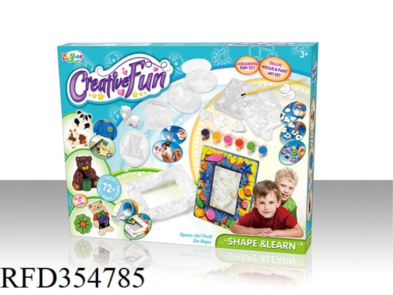 PLASTER COLORED MOULD SET
