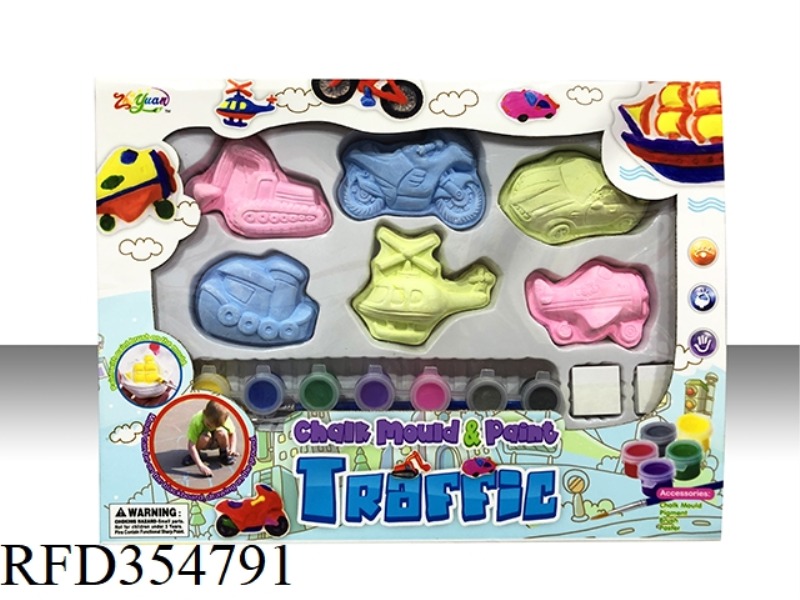 WASHABLE CHALK MOULDS SERIES - VEHICLES