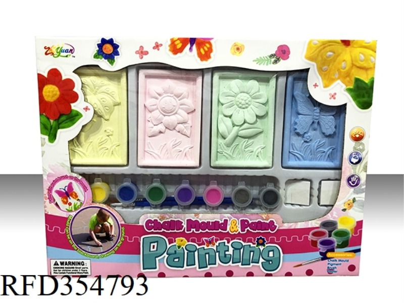 WASHABLE CHALK MOULDS SERIES - FLOWERS