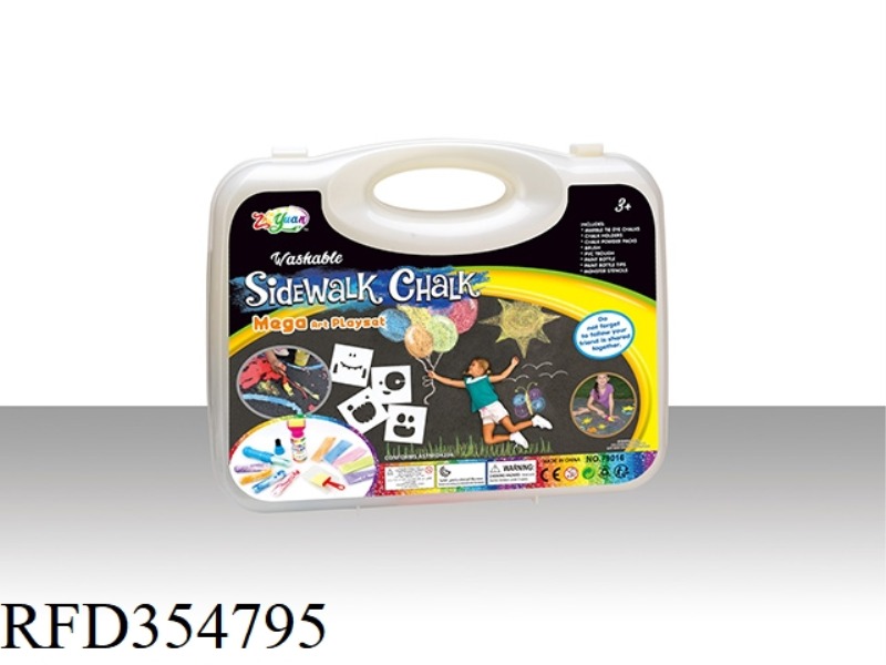 WASHABLE CHALK GAME SET