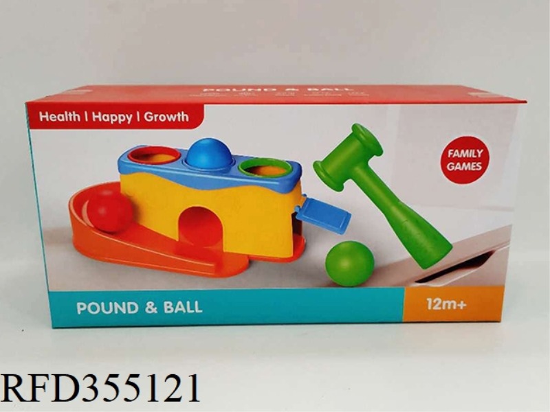 BABY HITTING BALL