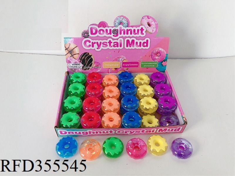 DONUT CRYSTAL MUD/48PCS