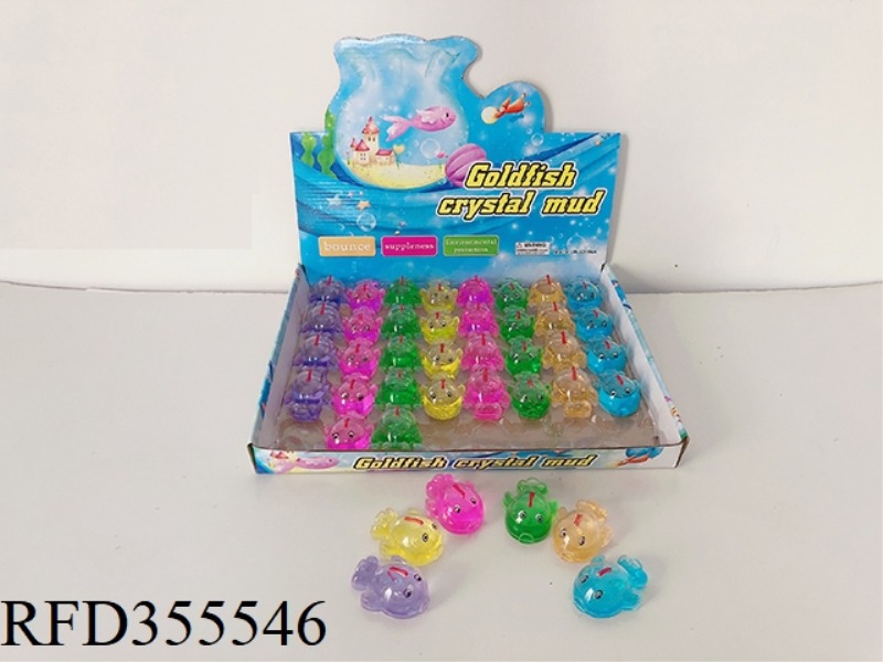 LITTLE DOLPHIN CRYSTAL MUD/40PCS