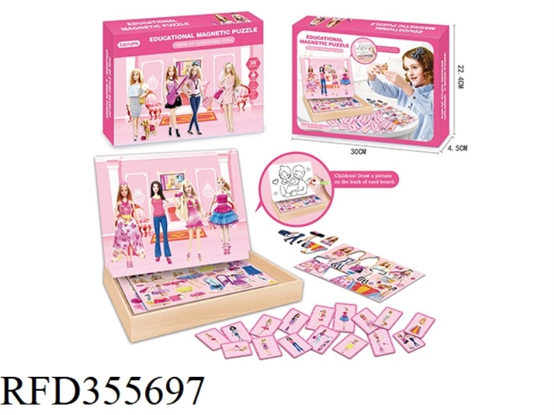 PUZZLE MAGNETIC PUZZLE
(FASHION GIRL THEME)