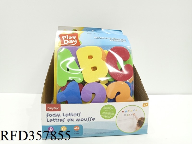 26 LETTERS + NUMBERS