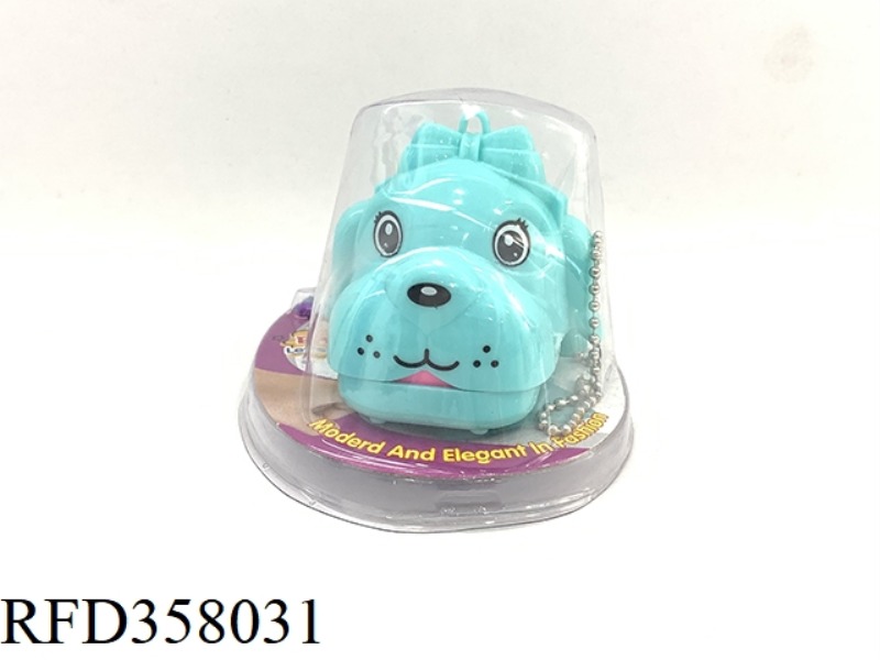 CUTE DOG BITING HAND TOY (SIX THREE-COLOR MIXED)