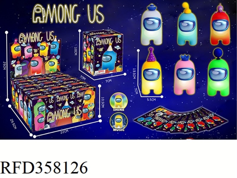 SPACE WEREWOLF (LIGHT AND MUSIC)/12PCS