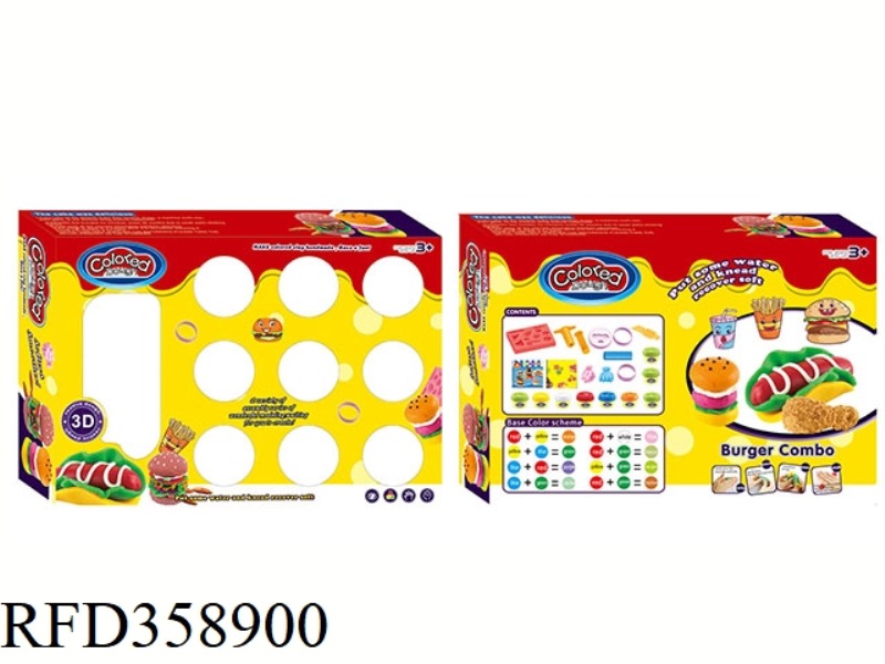 FAST FOOD COLOR MUD SET