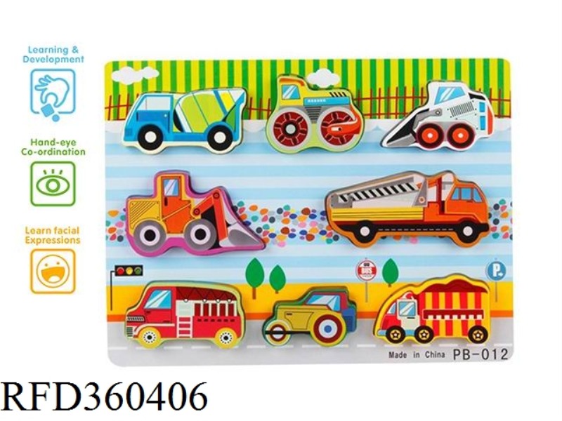 CONSTRUCTION TRUCK TRAFFIC MOSAIC