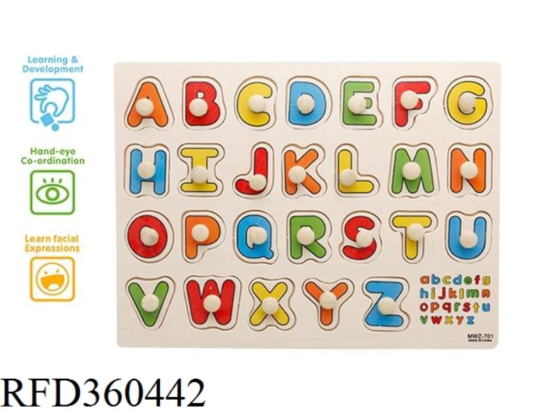 CAPITAL LETTERS WITH HAND - CAUGHT PUZZLE