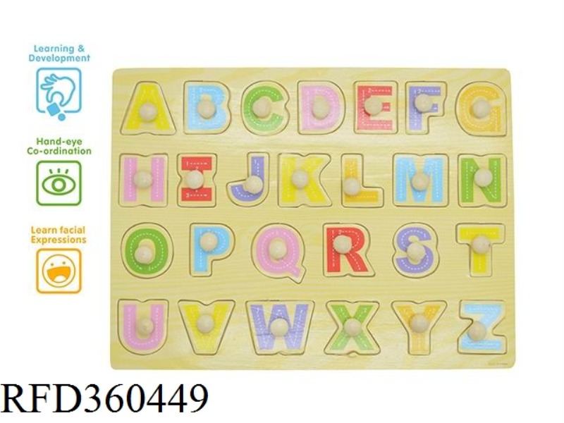 THE ALPHABET WRITER GRABS A PUZZLE