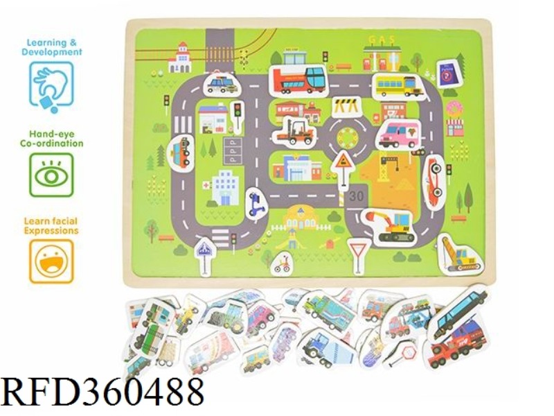 SOFT MAGNETIC TRAFFIC KNOWLEDGE BOARD