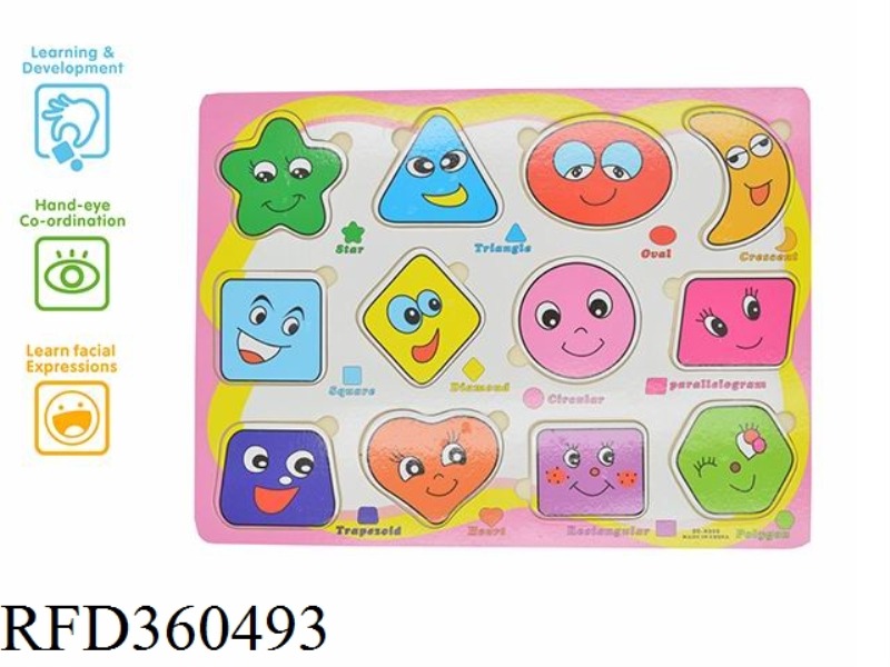 CARTOON SHAPE KNOWLEDGE PUZZLE