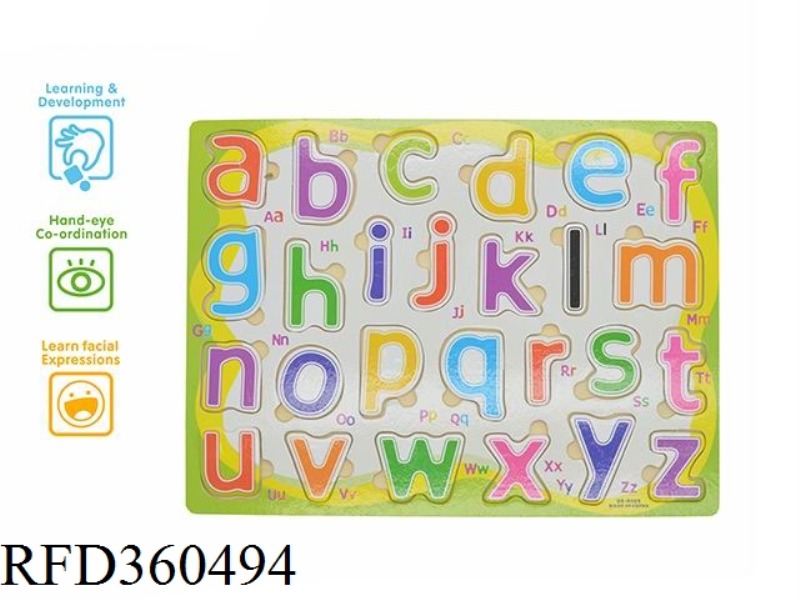 LOWERCASE LETTER KNOWLEDGE PUZZLE