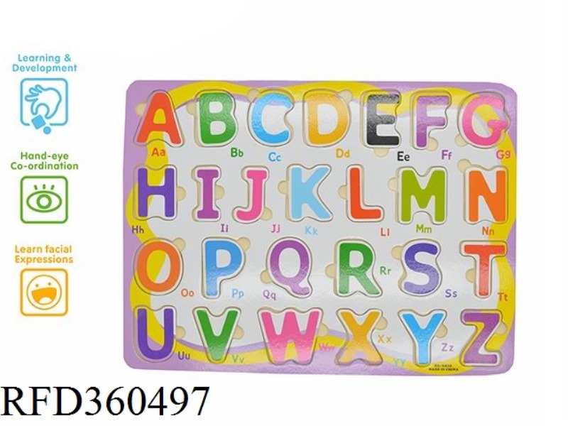 BIG WORD ALPHABET KNOWLEDGE PUZZLE