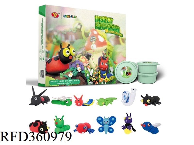 COOL MUD - BUG KINGDOM THEME 12PCS