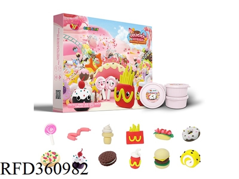 COOL MUD - DELICIOUS KITCHEN THEME 12PCS