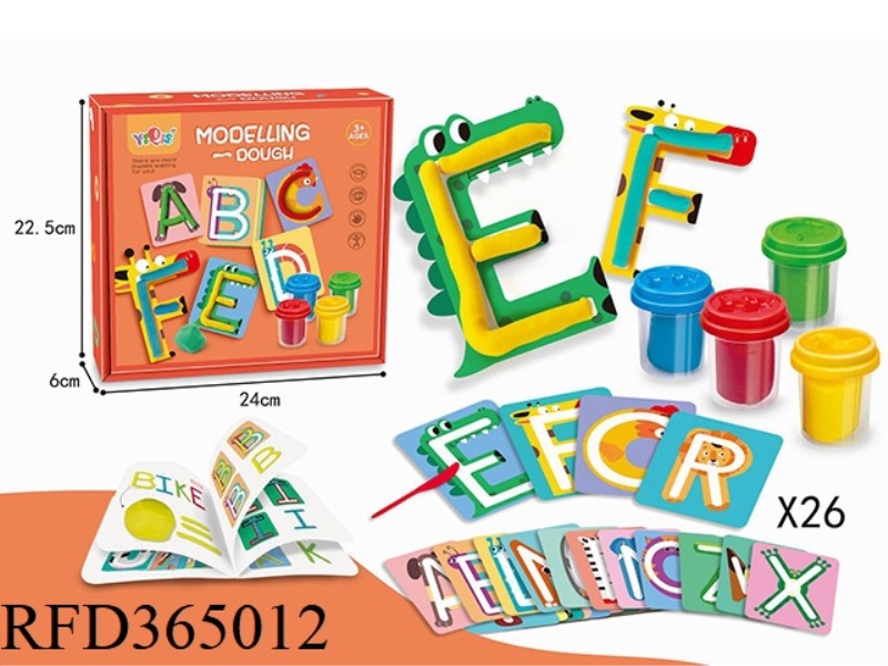 ALPHABET CARD COLOR MUD