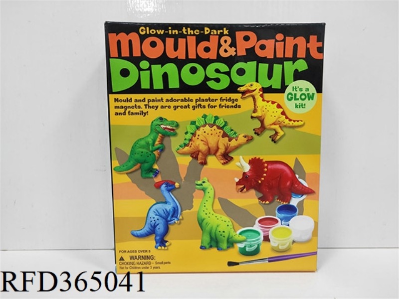 PLASTER COLOR MODEL (DINOSAUR WORLD)