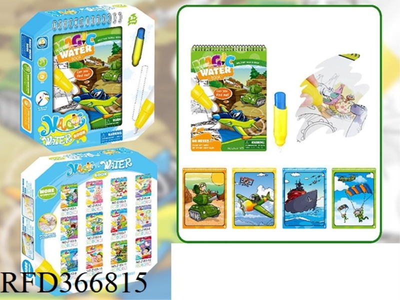 MILITARY WORLD WATER PICTURE ALBUM (LARGE PEN)