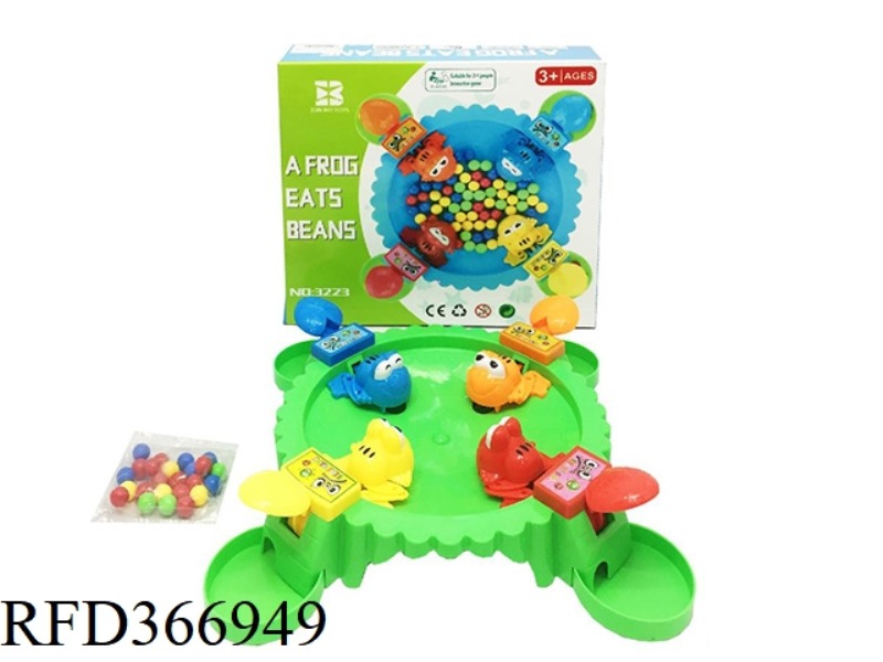 FROG EATS BEANS ENGLISH VERSION (4 TRAYS OF 24 BEANS)