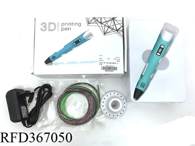 3D PRINTING PEN ENGLISH VERSION ADAPTER SMALL WHITE BOX