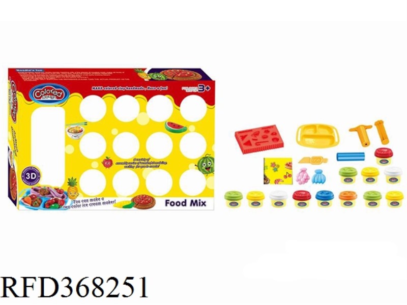 FOOD COLOR MUD SET