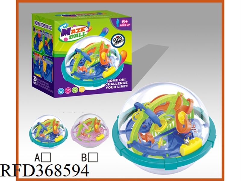 3D PUZZLE MAZE BALL 100 LEVELS