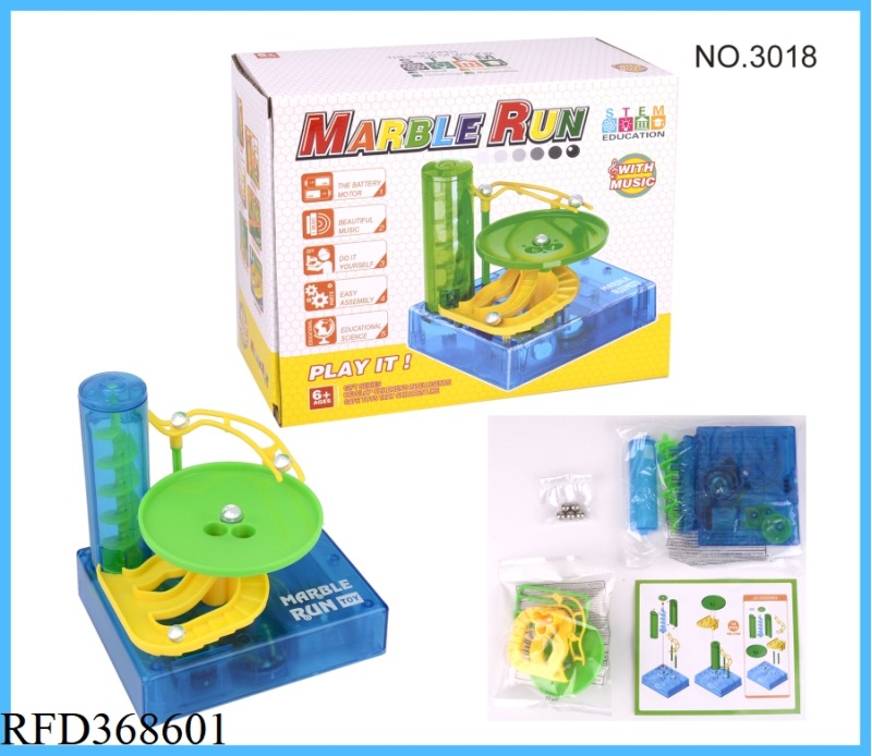 B/O DIY 3D PUZZLE MAZE BALL WITH MUSIC