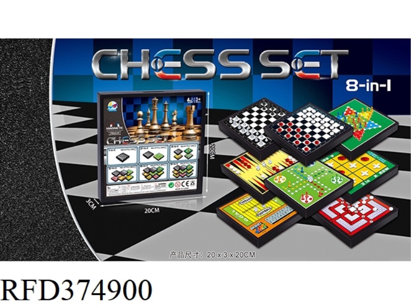 MAGNETIC CHESS EIGHT IN ONE