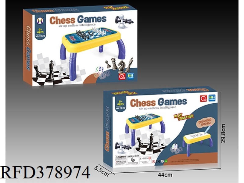 CHESS WITH DRAWING BOARD